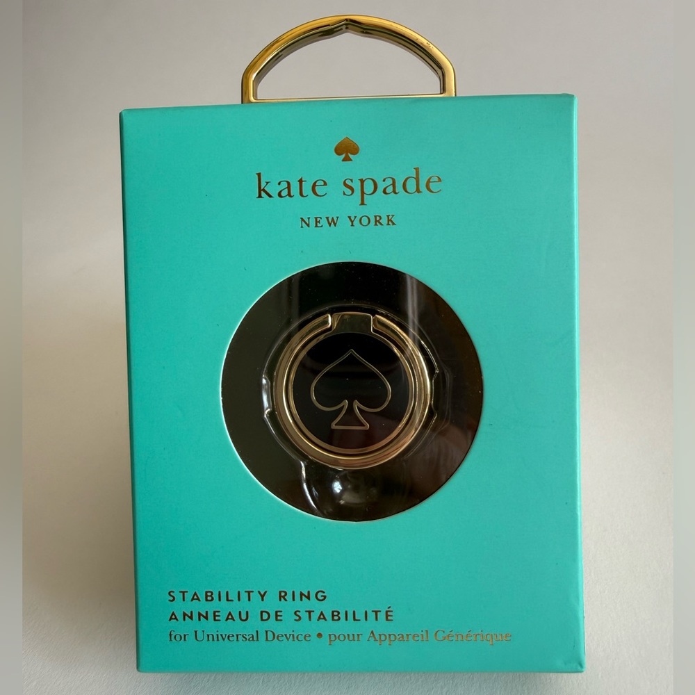 Kate Spade Gold and Blade Spade Phone Stability Ring